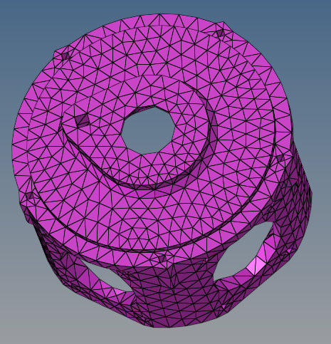 Create D Mesh Using Hypermesh