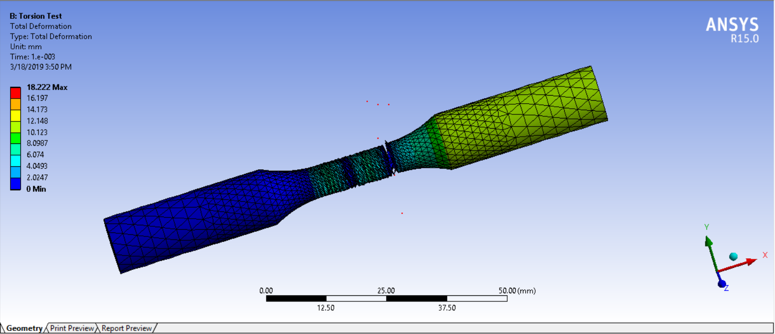 Tension and Torsion test in Ansys Workbench Projects SkillLync