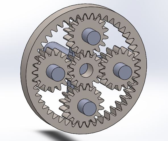 Motion analysis on Epicyclic Gear Train - Projects - Skill-Lync