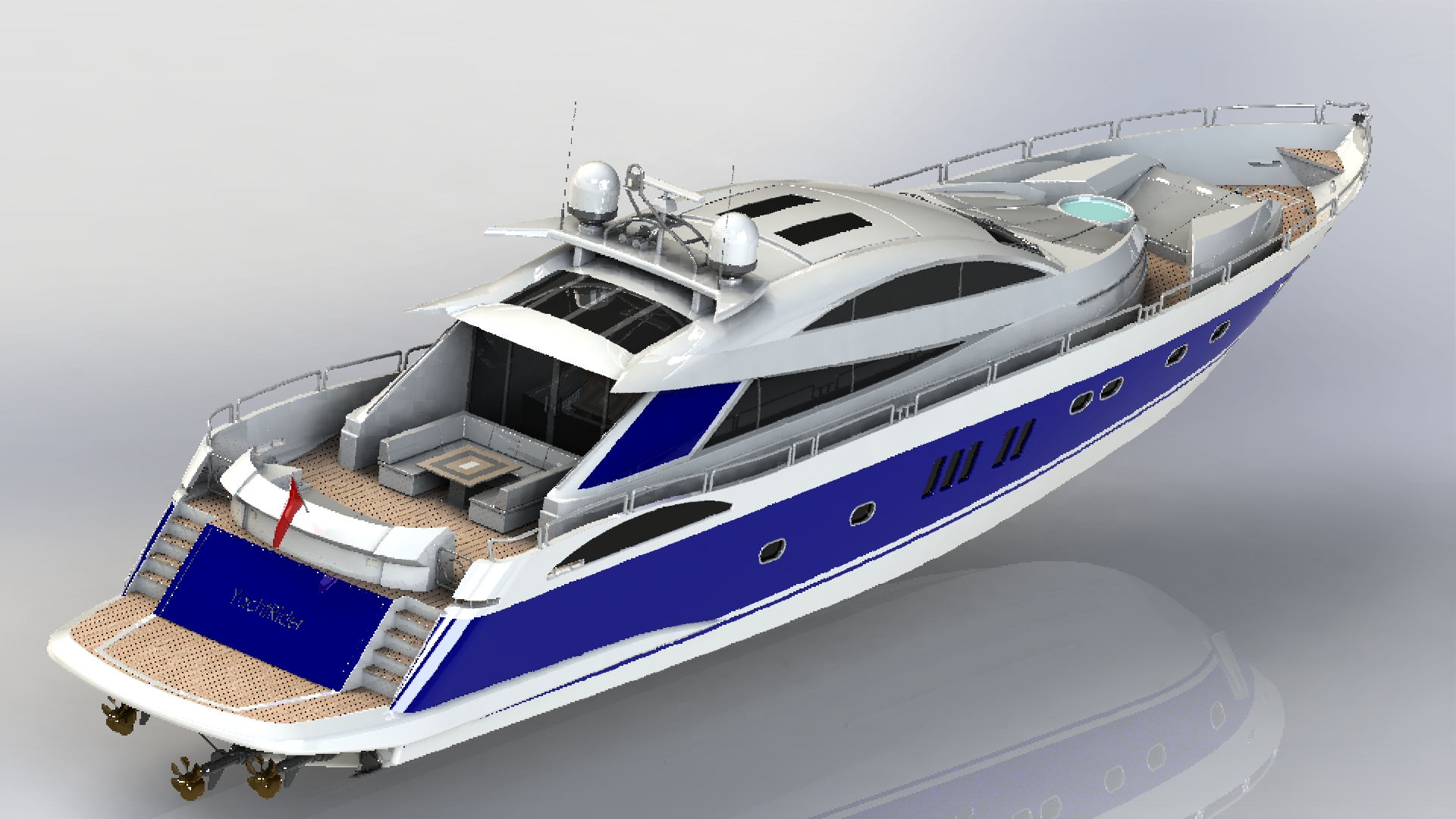 solidworks yacht design