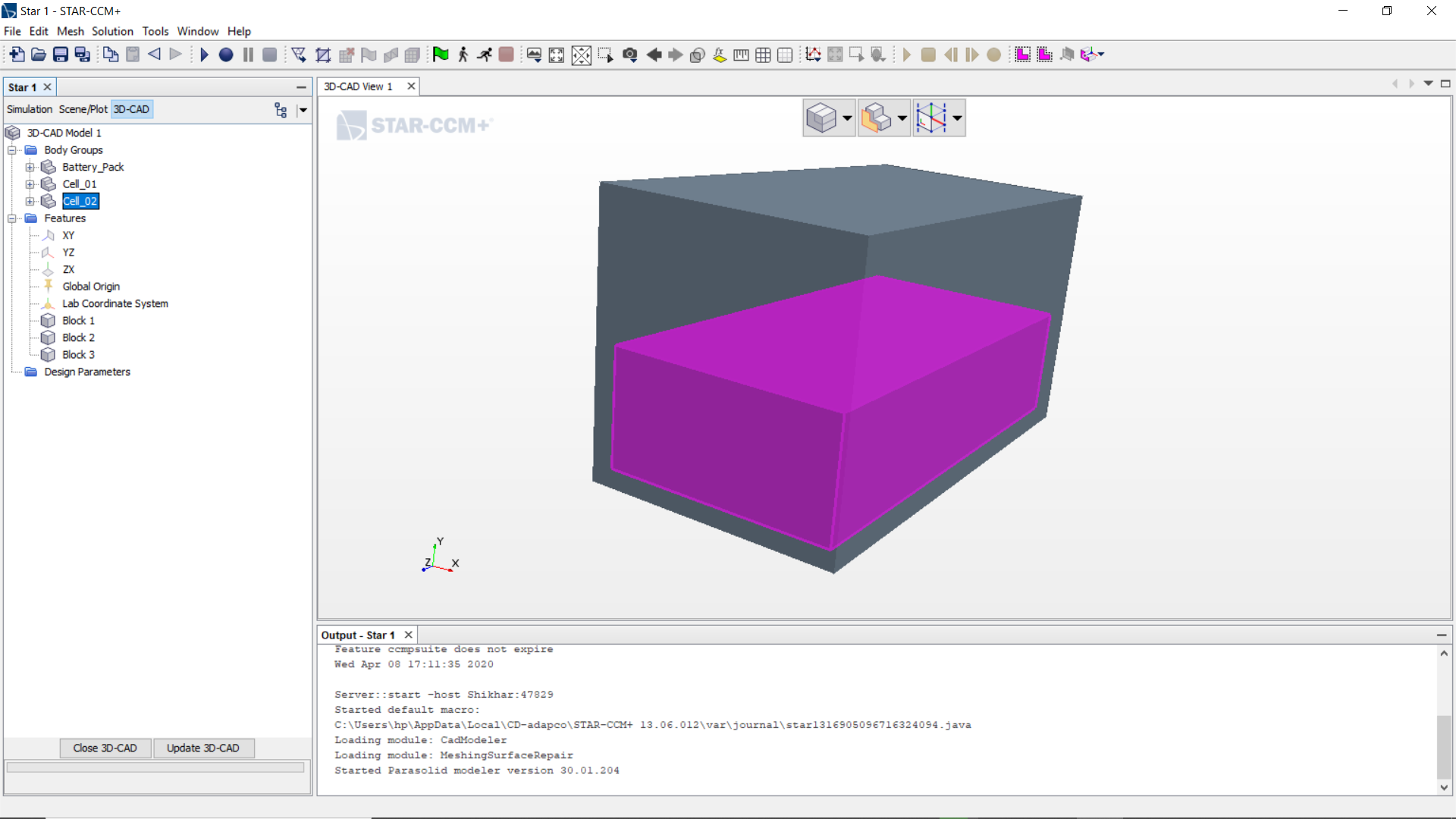 キングダム 1～６５ CFD &Thermal Simulation of a 96 V Battery pack - Student